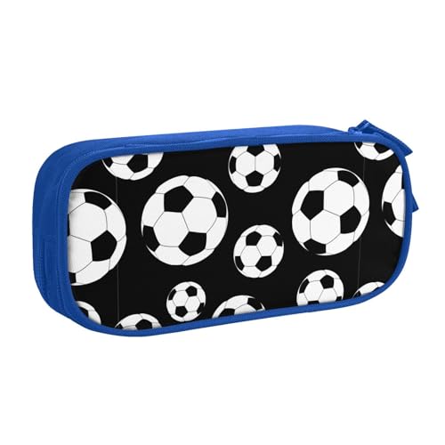 Longzehao Federmäppchen mit großem Fassungsvermögen, schwarzer Druck, doppellagiger Reißverschluss, Make-up-Tasche, Organizer Longzehao Federmäppchen mit großem Fassungsvermögen, schwarzer Druck, doppellagiger Reißverschluss, Make-up-Tasche, Organizer von Longzehao