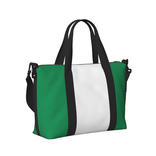 Reisetasche mit Nigeria-Motiv, Handtasche, Schultertasche, Wochenendtasche, Übernachtungstasche, für Yoga, Fitnessstudio, Reisen Reisetasche mit Nigeria-Motiv, Handtasche, Schultertasche, Wochenendtasche, Übernachtungstasche, für Yoga, Fitnessstudio, Reisen von Longzehao