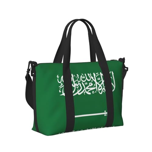 Reisetasche mit Saudi-Arabien-Aufdruck "Flagge von Saudi-Arabien", Handheld-Schultertasche, Wochenendtasche, Übernachtungstasche für Yoga, Fitnessstudio, Reisen Reisetasche mit Saudi-Arabien-Aufdruck "Flagge von Saudi-Arabien", Handheld-Schultertasche, Wochenendtasche, Übernachtungstasche für Yoga, Fitnessstudio, Reisen von Longzehao