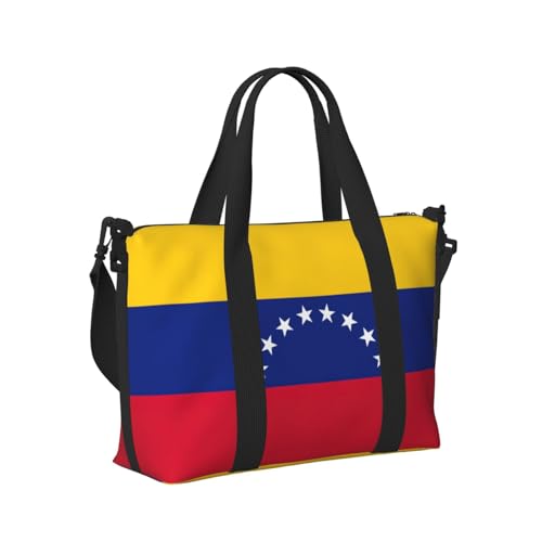 Reisetasche mit Venezuela-Motiv, Handtasche, Schultertasche, Wochenendtasche, Übernachtungstasche, für Yoga, Fitnessstudio, Reisen Reisetasche mit Venezuela-Motiv, Handtasche, Schultertasche, Wochenendtasche, Übernachtungstasche, für Yoga, Fitnessstudio, Reisen von Longzehao