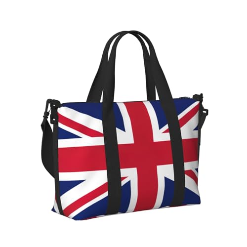 Reisetasche mit britischer Flagge, Handheld-Schultertasche, Wochenendtasche, Übernachtungstasche für Yoga, Fitnessstudio, Reisen Reisetasche mit britischer Flagge, Handheld-Schultertasche, Wochenendtasche, Übernachtungstasche für Yoga, Fitnessstudio, Reisen von Longzehao