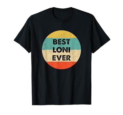 Loni Vorname T-Shirt - Unisex Erwachsene & Kinder - Klassisch - Schwarz - S - Kurzarm - Crew-Neck - Personalisiertes T-Shirt Loni Vorname T-Shirt - Unisex Erwachsene & Kinder - Klassisch - Schwarz - S - Kurzarm - Crew-Neck - Personalisiertes T-Shirt von Loni Vorname T-Shirts & Geschenke