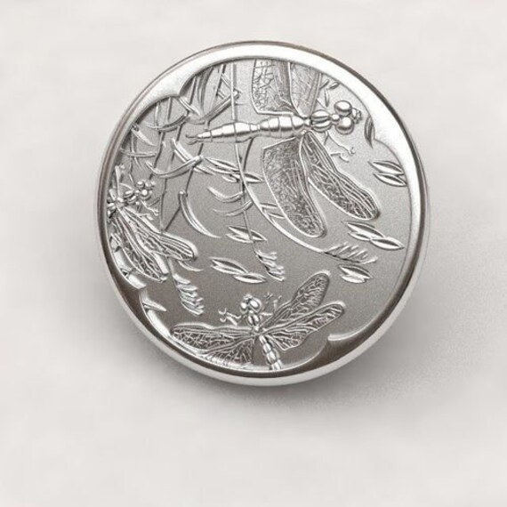 Libellule Libelle Ring 10K/14K/18K Weiß, Gelb, Rose, Grün Gold Vergoldet & Silber Tier Bug Insektenflügel Natur Frauen Männer Daumen von LoniDesignGroup