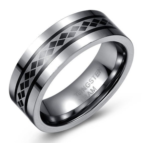stephen Spinning Ring Wolfram Hochzeit Band Ehering Herren Daumen Antike Aussage Verlobungsgeschenk von LoniDesignGroup