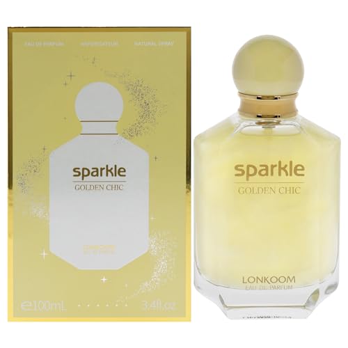 Sparkle Golden Chic by Lonkoom for Women – 3,4 oz EDP Spray von Lonkoom