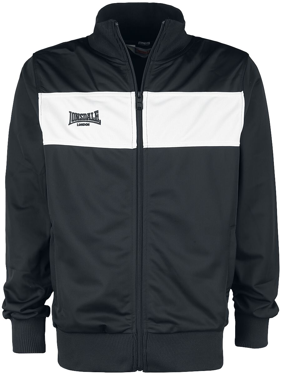 Lonsdale London Alnwick Trainingsjacke schwarz in 5XL von Lonsdale London