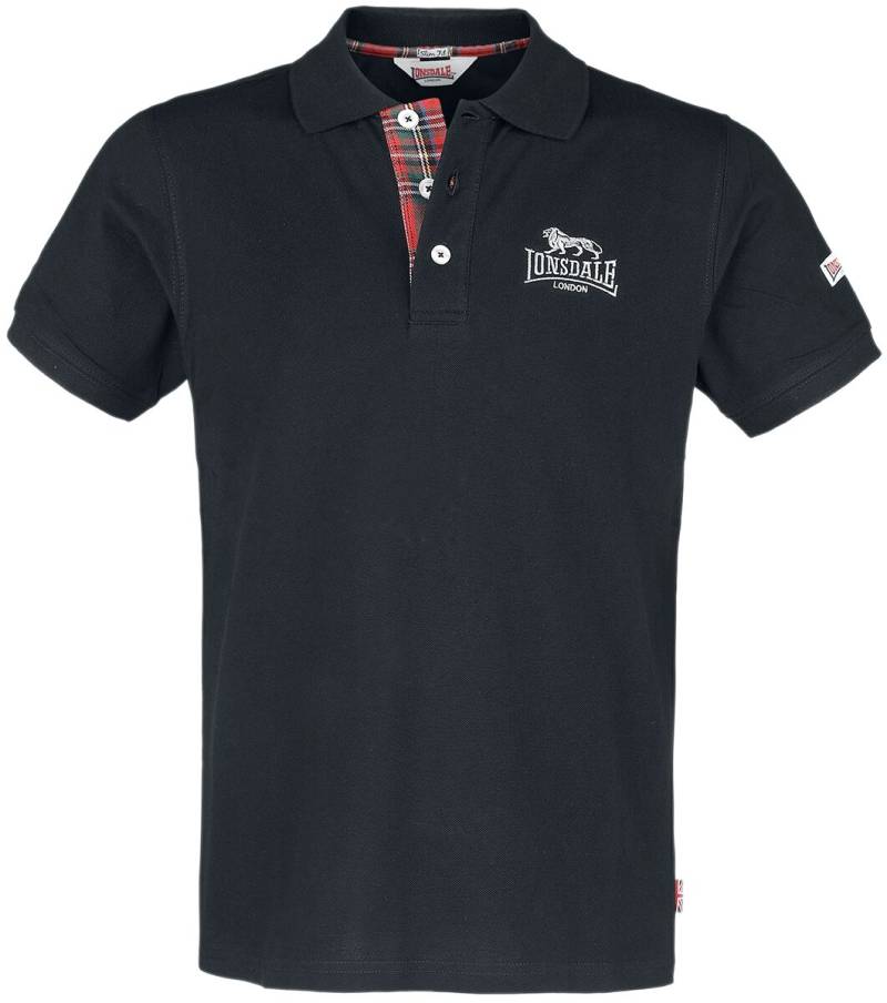 Lonsdale London BRUAN Poloshirt schwarz in 3XL von Lonsdale London