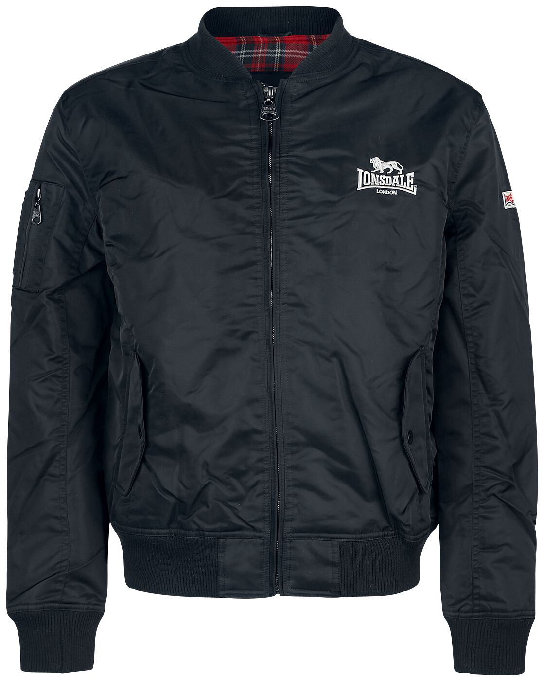 Lonsdale London Bomberjacke - Tern Hill - M bis L - für Männer - Größe L - schwarz von Lonsdale London