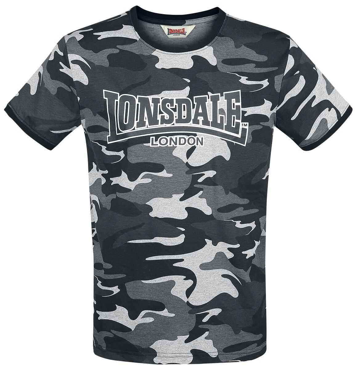 Lonsdale London - Camouflage/Flecktarn T-Shirt - Cobbett - S bis 3XL - für Männer - Größe 3XL - camouflage von Lonsdale London