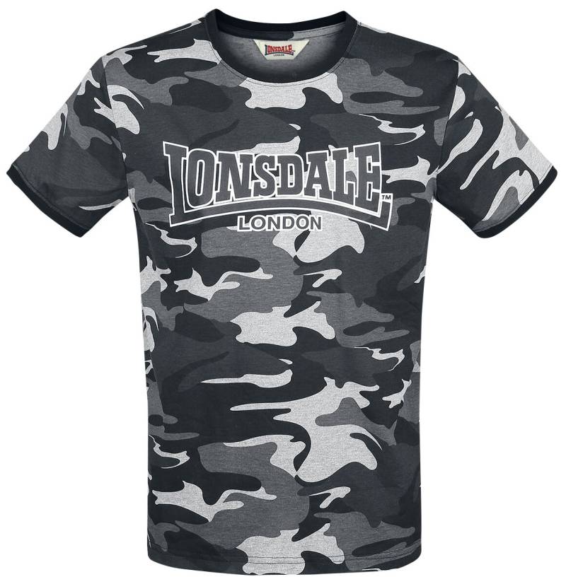 Lonsdale London - Camouflage/Flecktarn T-Shirt - Cobbett - S bis 3XL - für Männer - Größe 3XL - camouflage von Lonsdale London