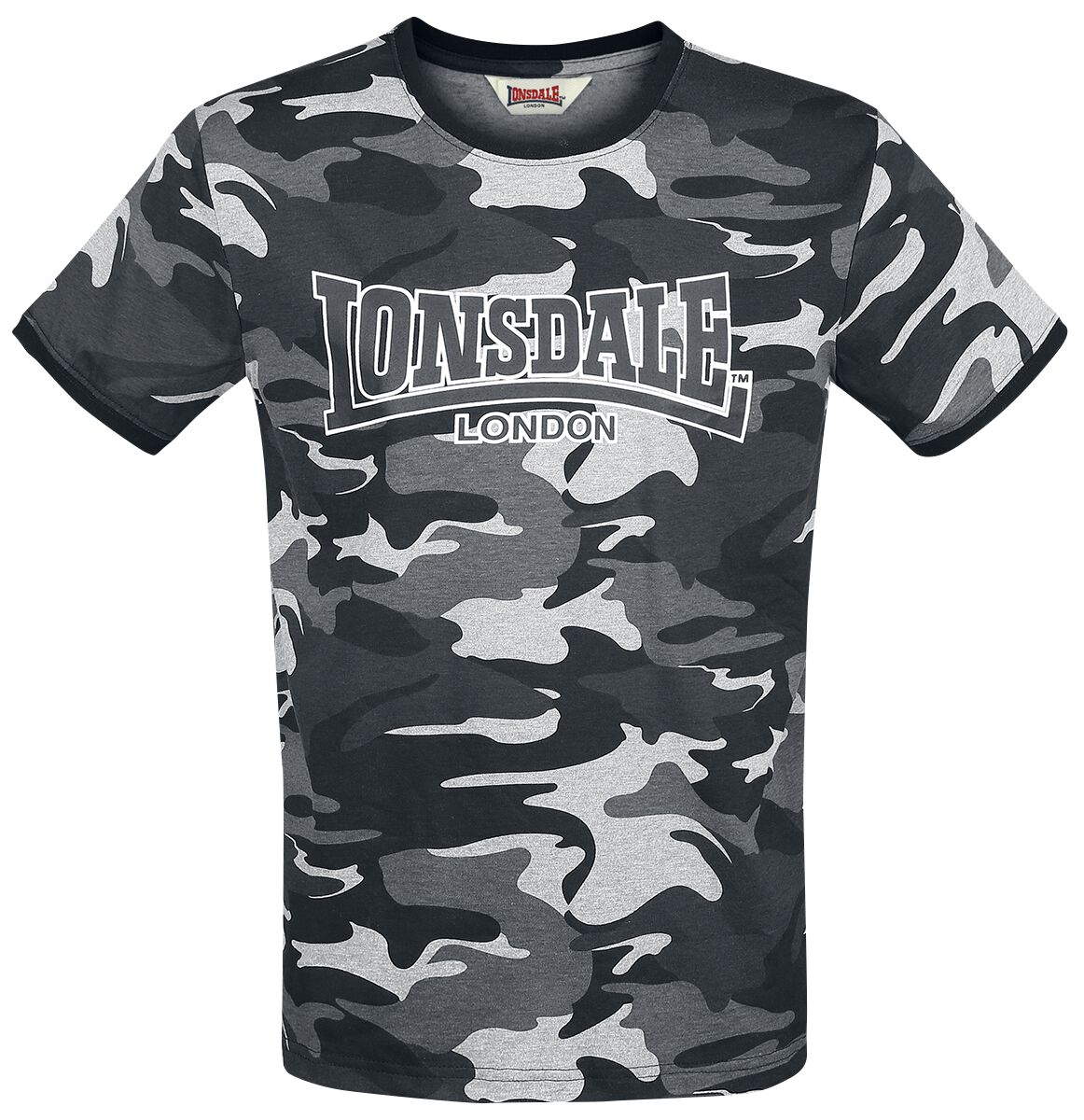 Lonsdale London - Camouflage/Flecktarn T-Shirt - Cobbett - S bis 3XL - für Männer - Größe L - camouflage von Lonsdale London