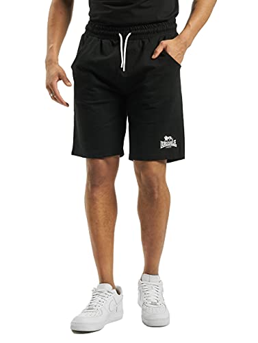 Lonsdale Herren Shorts Normale Passform Coventry, Black/White S, 113699 von Lonsdale