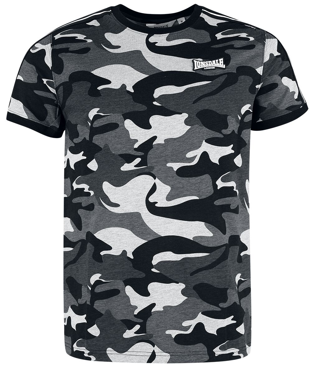 Lonsdale London GUNNISTA T-Shirt graucamo in S von Lonsdale London