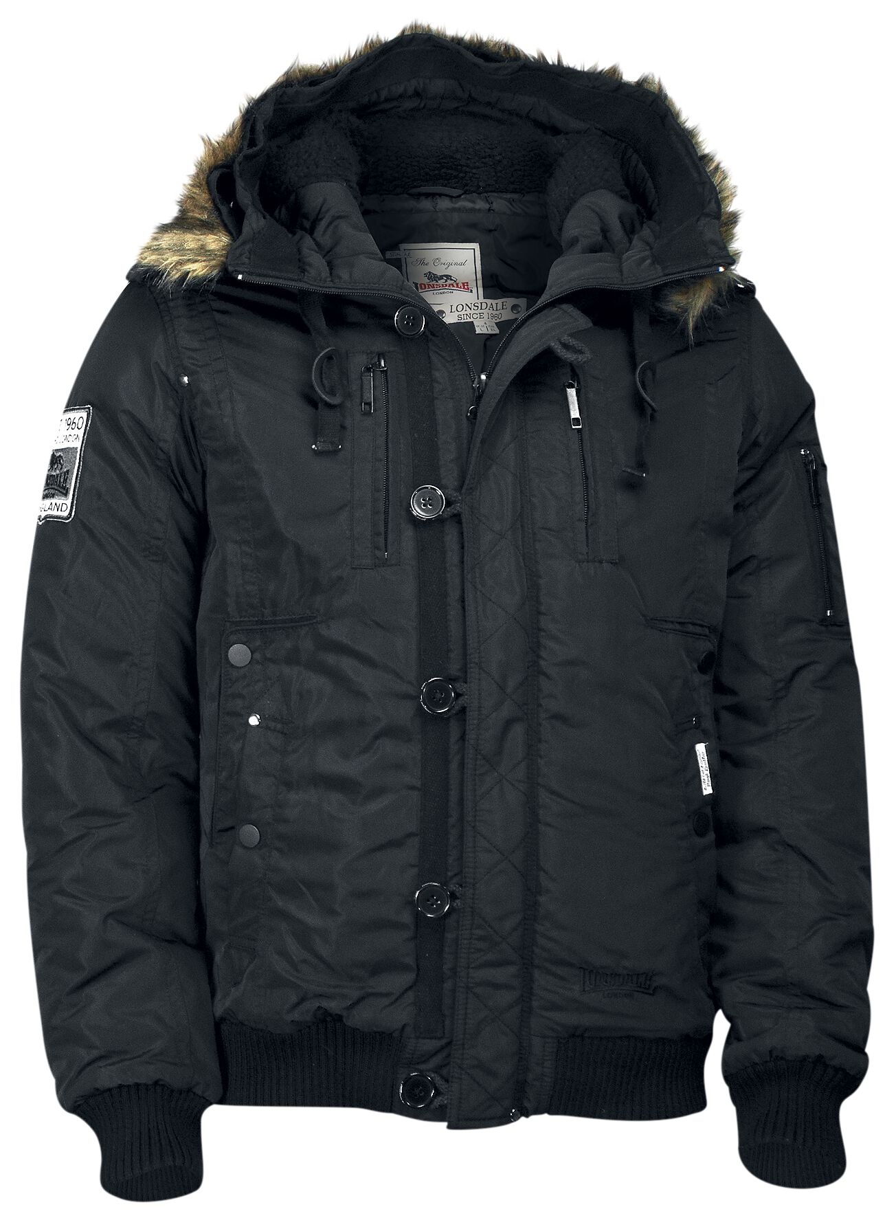 Lonsdale London Jarreth Winterjacke schwarz in L von Lonsdale London