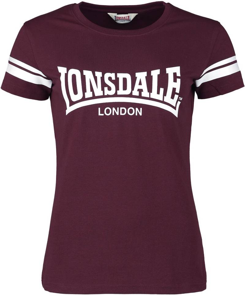 Lonsdale London KILLEGRAY T-Shirt dunkelrot in M von Lonsdale London