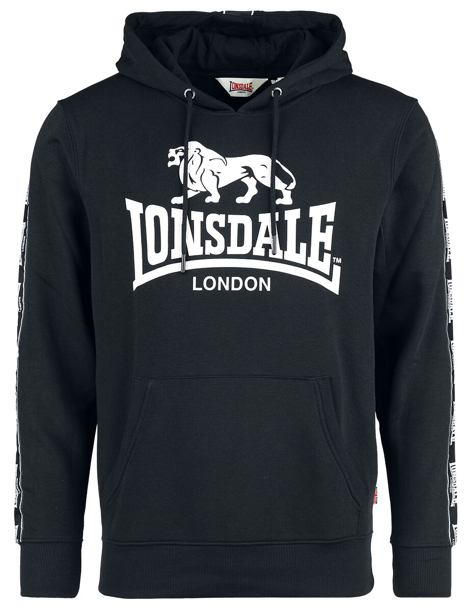 Lonsdale London Kapuzenpullover - SCOUSBURGH - S bis XXL - für Männer - Größe XL - schwarz von Lonsdale London