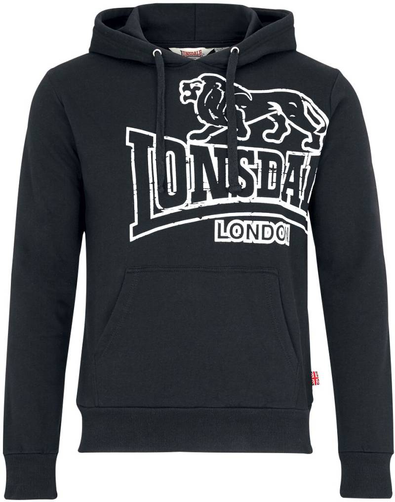 Lonsdale London Kapuzenpullover - Tadley - M bis 3XL - für Männer - Größe L - schwarz von Lonsdale London