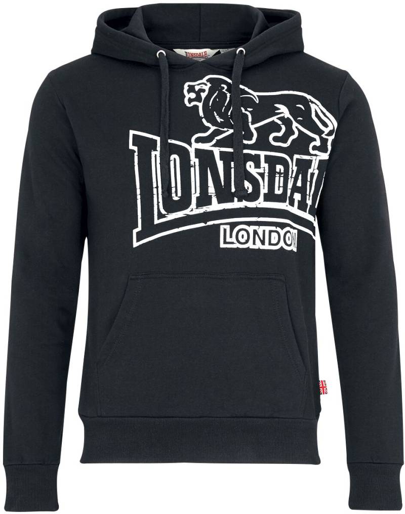 Lonsdale London Kapuzenpullover - Tadley - M bis 5XL - für Männer - Größe M - schwarz von Lonsdale London