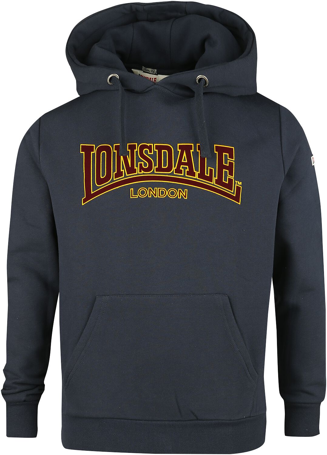 Lonsdale London Hooded Classic LL002 Kapuzenpullover blau in L von Lonsdale London