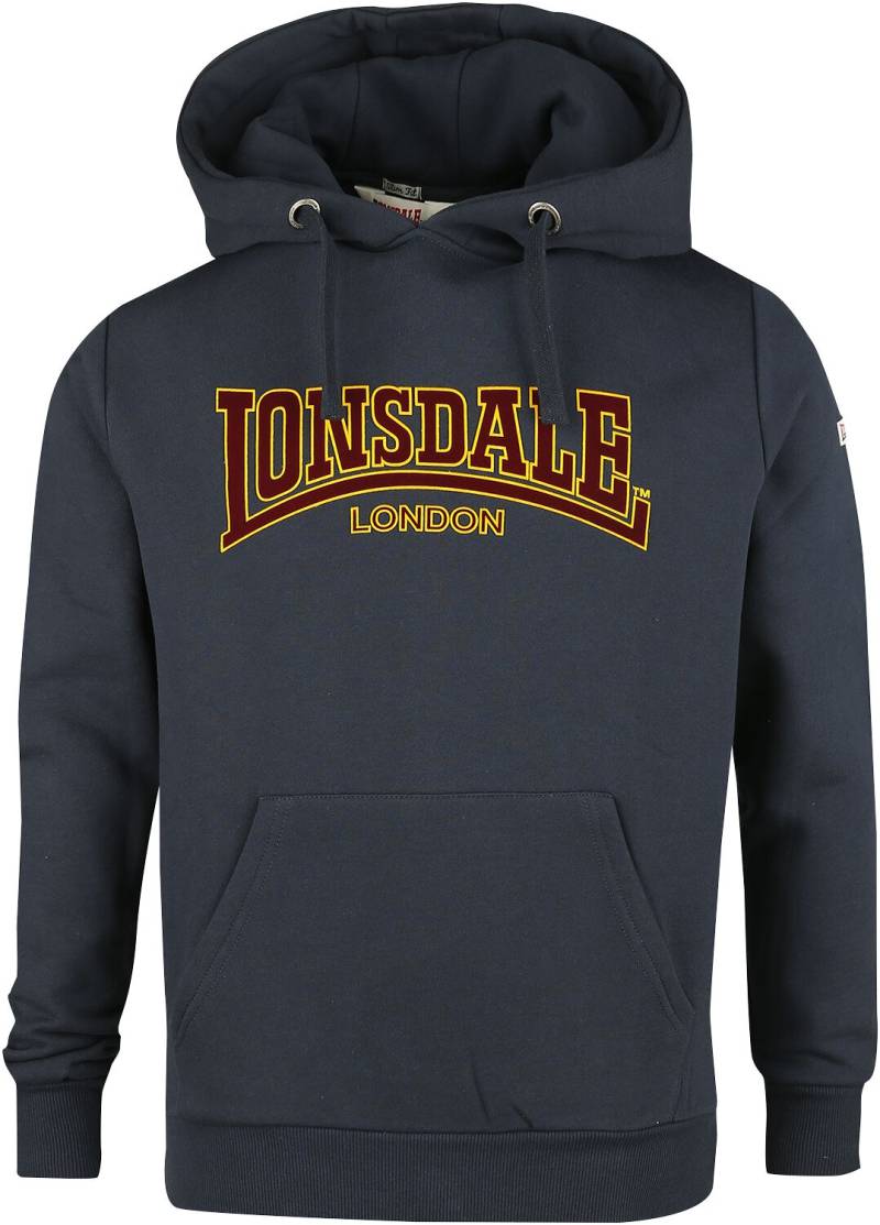 Lonsdale London Hooded Classic LL002 Kapuzenpullover blau in M von Lonsdale London