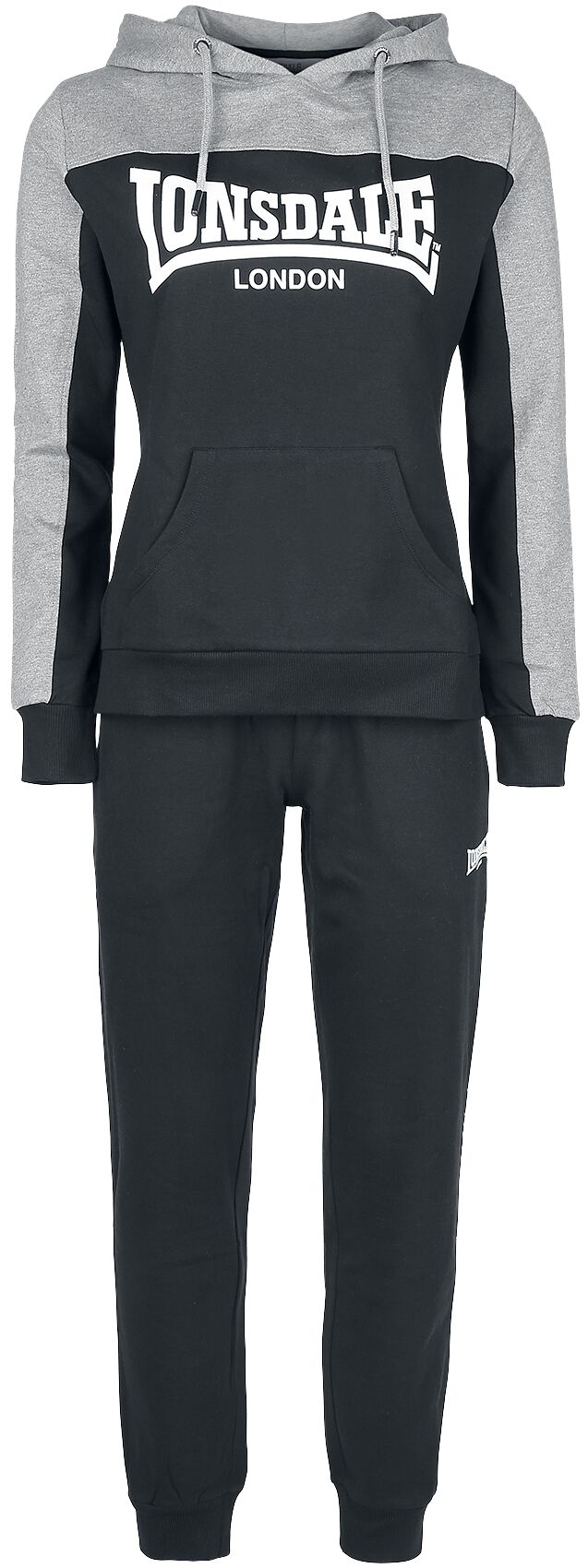 Lonsdale London Lurgan Trainingsanzug schwarz in XS von Lonsdale London