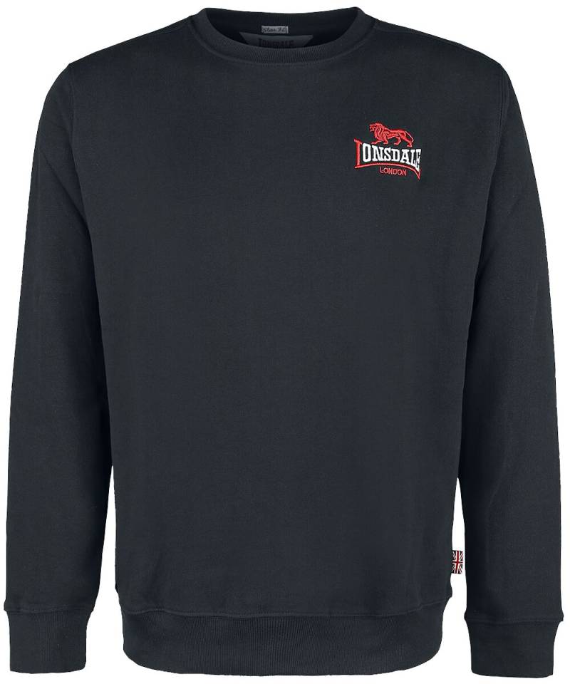 Lonsdale London Lympstone Sweatshirt schwarz in XXL von Lonsdale London