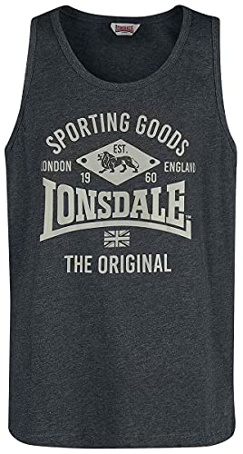 Lonsdale London Pilton Männer Tank-Top grau XXL von Lonsdale