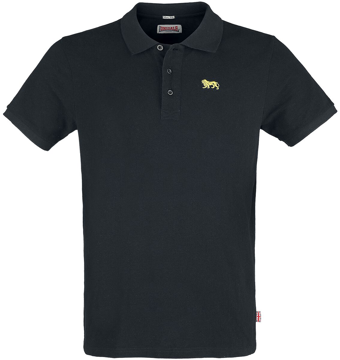 Lonsdale London Poloshirt - Whalton - S bis XXL - für Männer - Größe S - schwarz von Lonsdale London