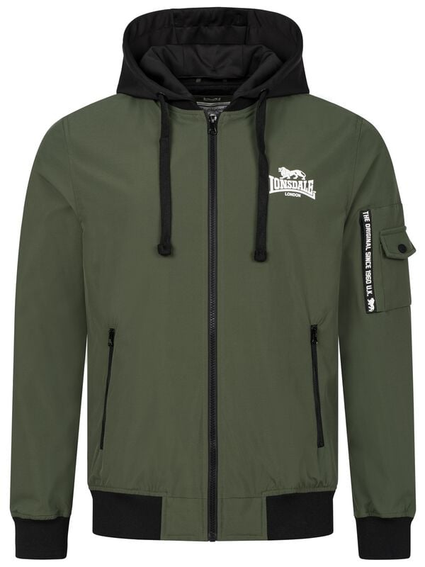 Lonsdale London SHALFORD Kapuzenjacke oliv in L von Lonsdale London