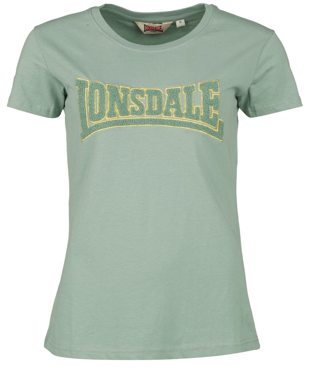 Lonsdale London T-Shirt - Aherla - XS bis XL - für Damen - Größe S - grün von Lonsdale London