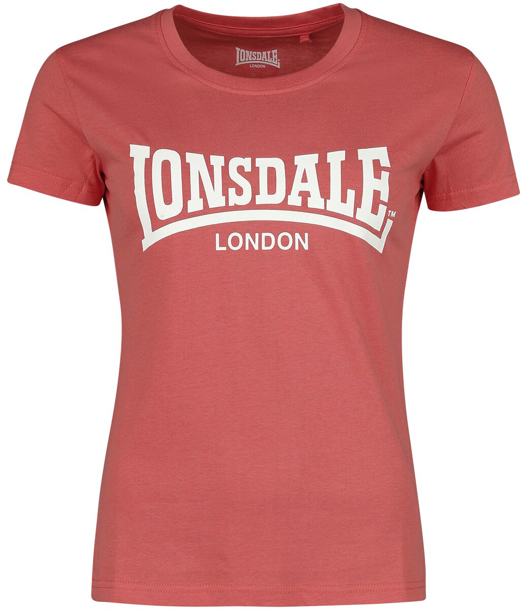 Lonsdale London T-Shirt - CARTMEL - XS bis XL - für Damen - Größe M - rot von Lonsdale London