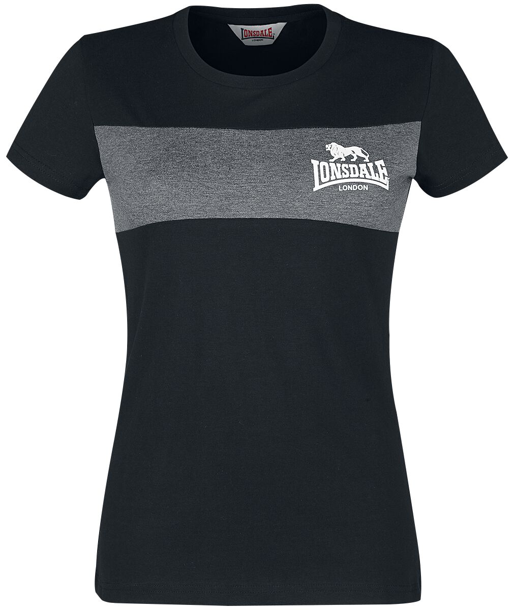 Lonsdale London T-Shirt - Dawsmere - XS bis 3XL - für Damen - Größe M - schwarz von Lonsdale London