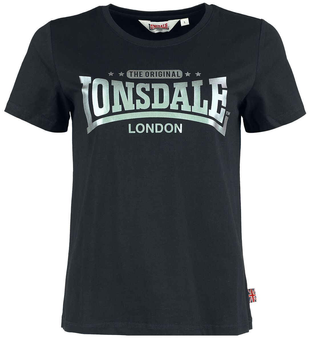 Lonsdale London T-Shirt - HARRAY - XS bis XXL - für Damen - Größe M - schwarz von Lonsdale London