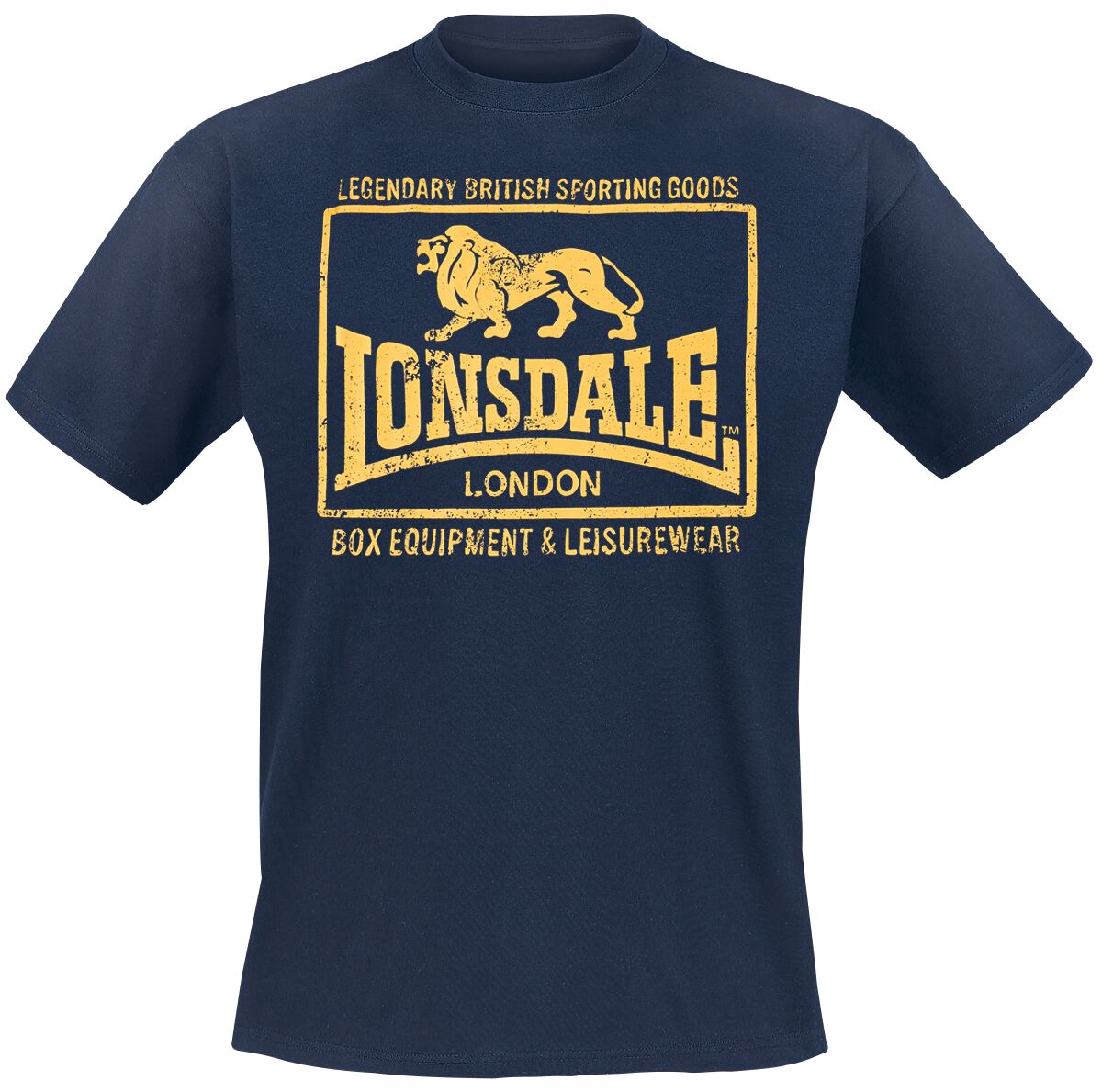 Lonsdale London T-Shirt - Hounslow - M bis 3XL - für Männer - Größe XXL - dunkelblau von Lonsdale London