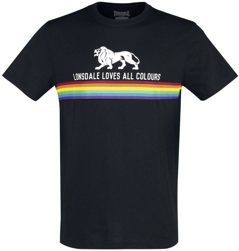 Lonsdale London T-Shirt - Nelson - S bis XXL - für Männer - Größe XXL - schwarz von Lonsdale London