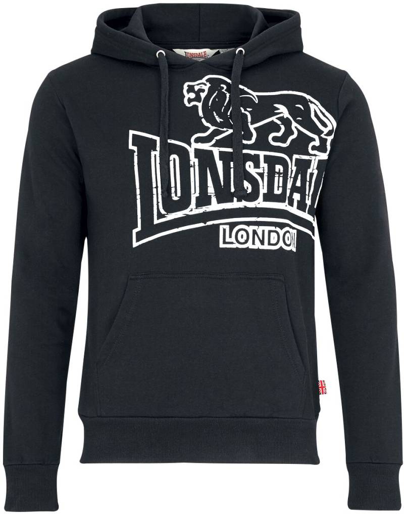 Lonsdale London Tadley Kapuzenpullover schwarz in M von Lonsdale London