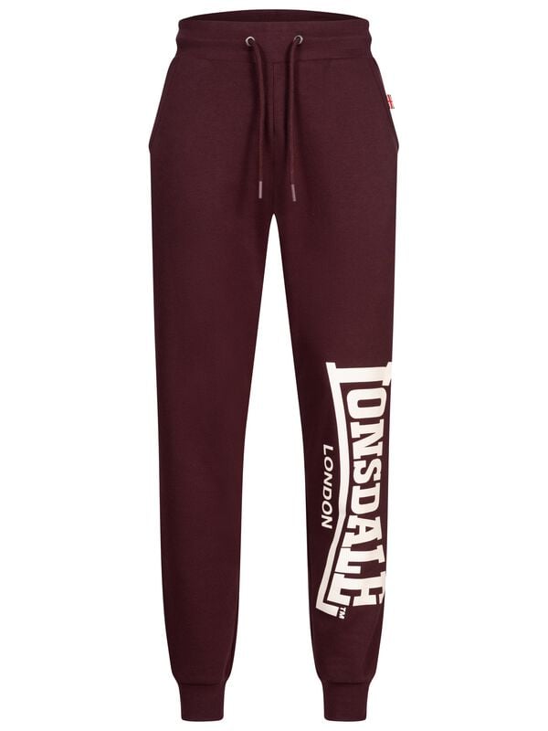 Lonsdale London Trainingshose - Logo Large - M - für Männer - Größe M - rot von Lonsdale London