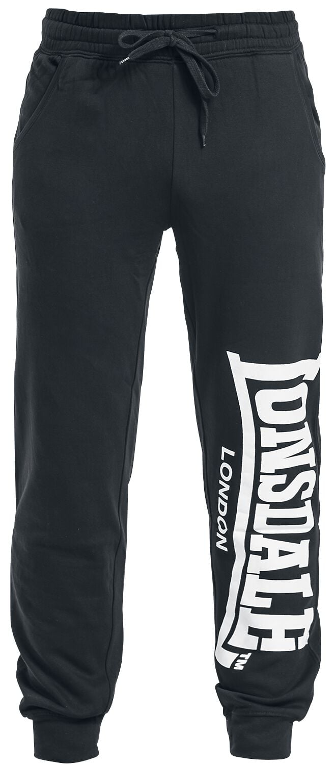 Lonsdale London Trainingshose - Logo Large - S bis 5XL - für Männer - Größe 3XL - schwarz von Lonsdale London