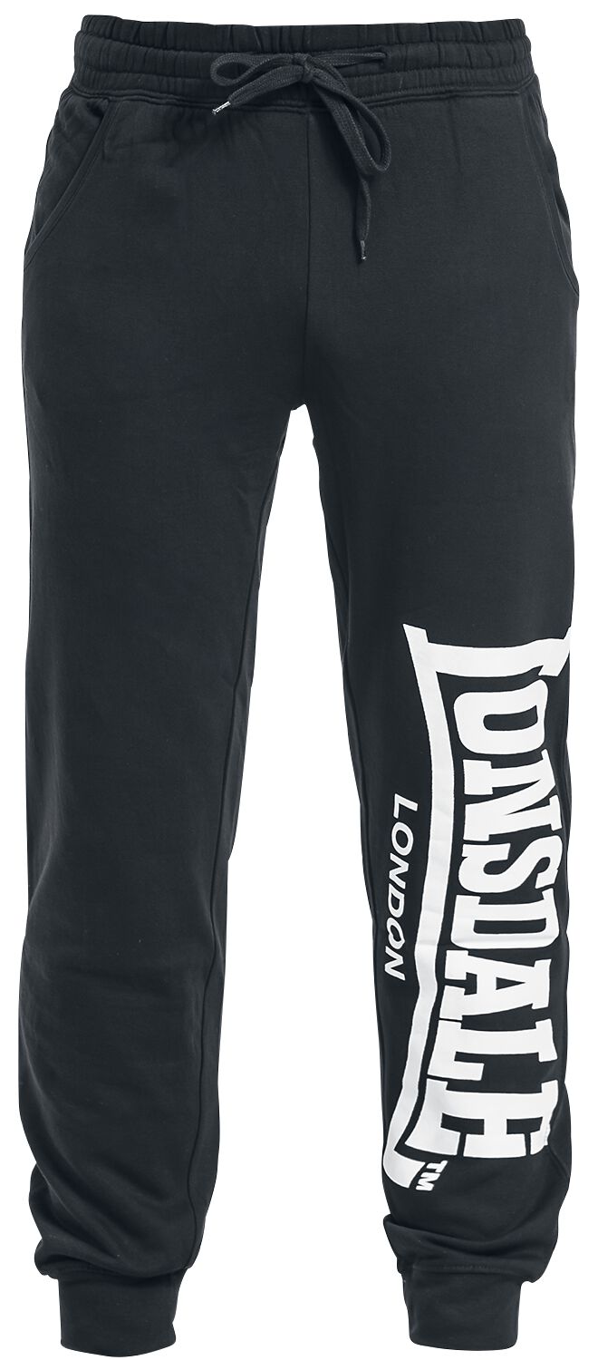 Lonsdale London Trainingshose - Logo Large - S bis XXL - für Männer - Größe M - schwarz von Lonsdale London