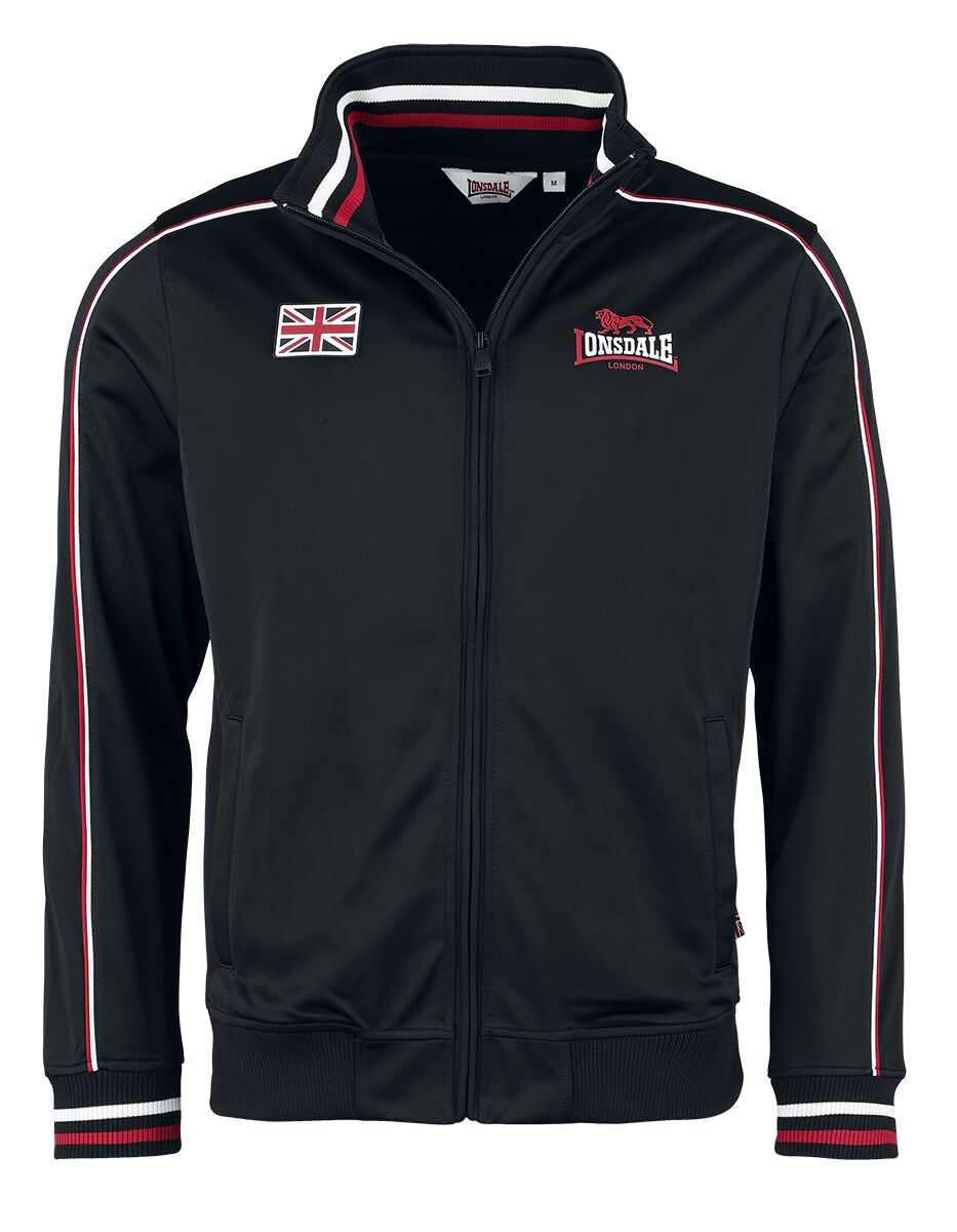Lonsdale London Trainingsjacke - SKELLBERRY - S bis 3XL - für Männer - Größe 3XL - schwarz von Lonsdale London