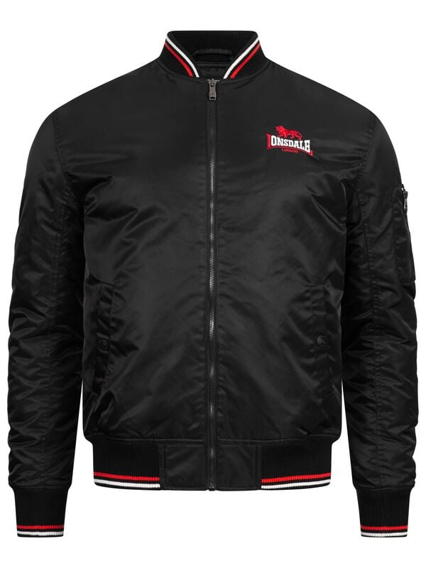 Lonsdale London Übergangsjacke - CAREY - M bis 3XL - für Männer - Größe M - schwarz von Lonsdale London