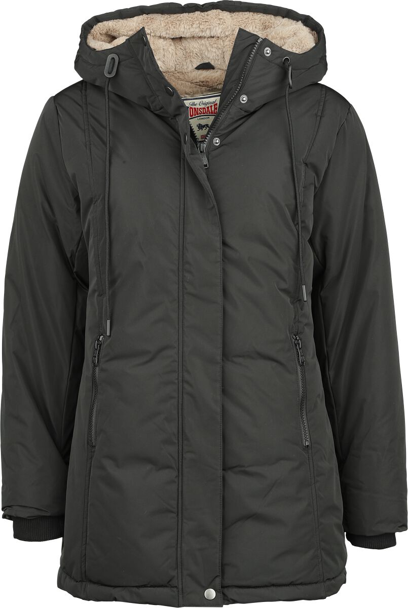 Lonsdale London Winterjacke - Tong - XS bis L - für Damen - Größe S - schwarz von Lonsdale London