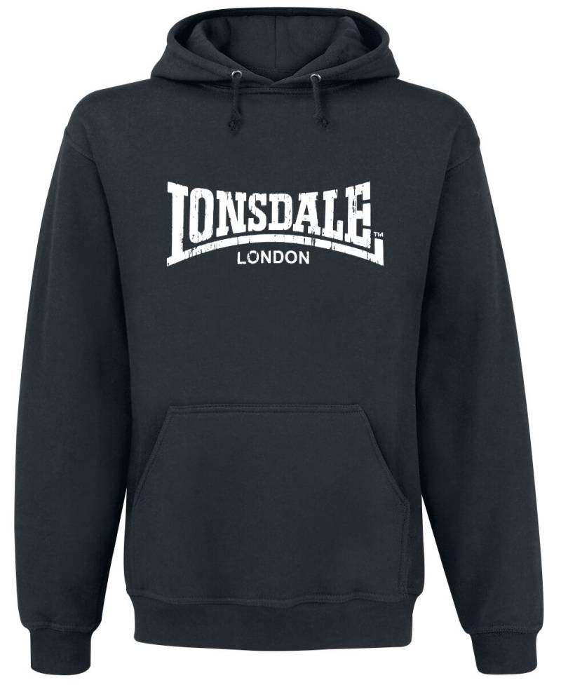 Lonsdale London Wolterton Kapuzenpullover schwarz in 3XL von Lonsdale London