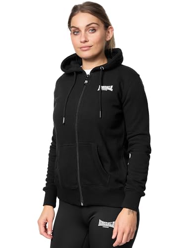 Damen Jeans Frühling und Herbst High Waist Slims Classic Relaxed Fit Hose mit geradem Bein und weitem Bein, mit Tasche L von Lonsdale