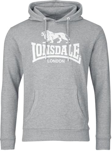 Lonsdale London FREMINGTON Männer Kapuzenpullover grau XL 90% Baumwolle, 10% Viskose Streetwear von Lonsdale