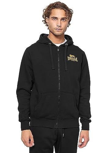 LONSDALE Zip Hoodie Herren S "Carnach" | Sweatshirt Herren - Pullover Herren Winter - Pullover Herren Winter, Sport Zipper Hoodie von Lonsdale