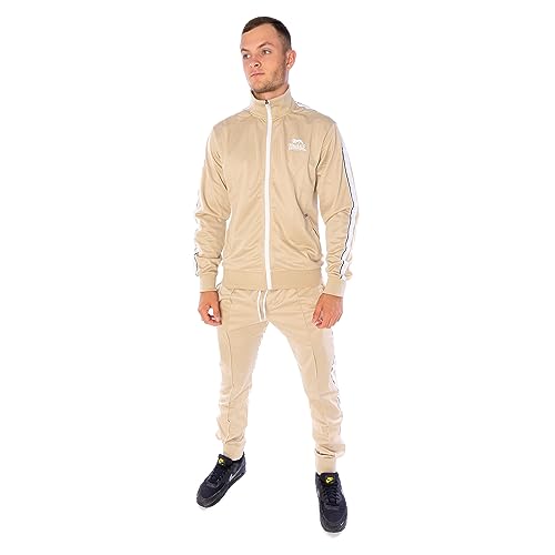 Lonsdale Athboy Trainingsanzug, nude/white, XL von Lonsdale