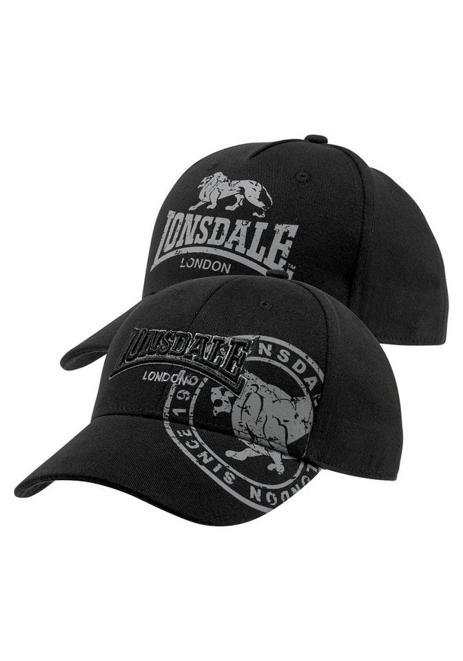 Lonsdale Baseball Cap (Packung, 2-St., 2er-Pack) von Lonsdale