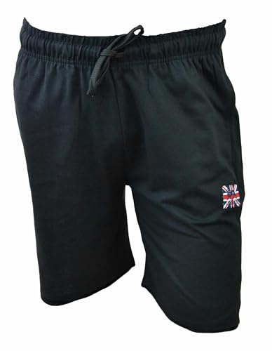 Lonsdale Bermuda Herren Short - Kurze Herrenshorts aus Baumwolle, 25078 Black, XL von Lonsdale