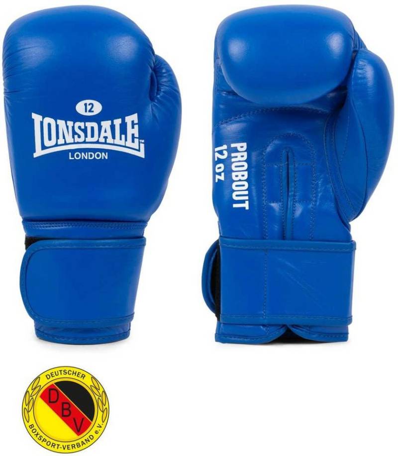 Lonsdale Boxhandschuhe Probout Dbv Contest Boxhandschuhe aus Leder von Lonsdale